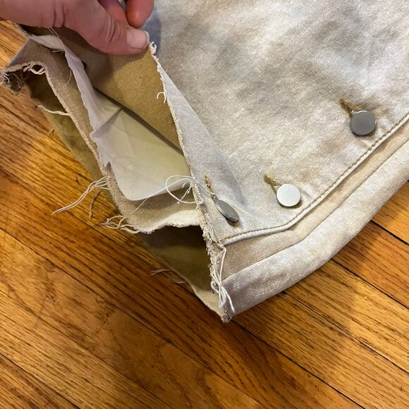 MNML Jeans Pants Mens 42 Button Front Panels Button Fly Straight ** - Picture 2 of 13